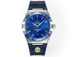 OMEGA Ceramic Bezel Replacement Constellation  New 41mm Blue Dial Blue-Silver Case 8900 Movement